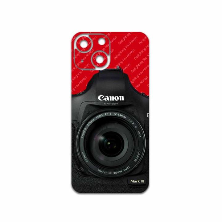 برچسب پوششی ماهوت مدل Canon-Logo مناسب برای گوشی موبایل اپل iPhone 13 Mini MAHOOT Canon-Logo Cover Sticker for Apple iPhone 13 Mini